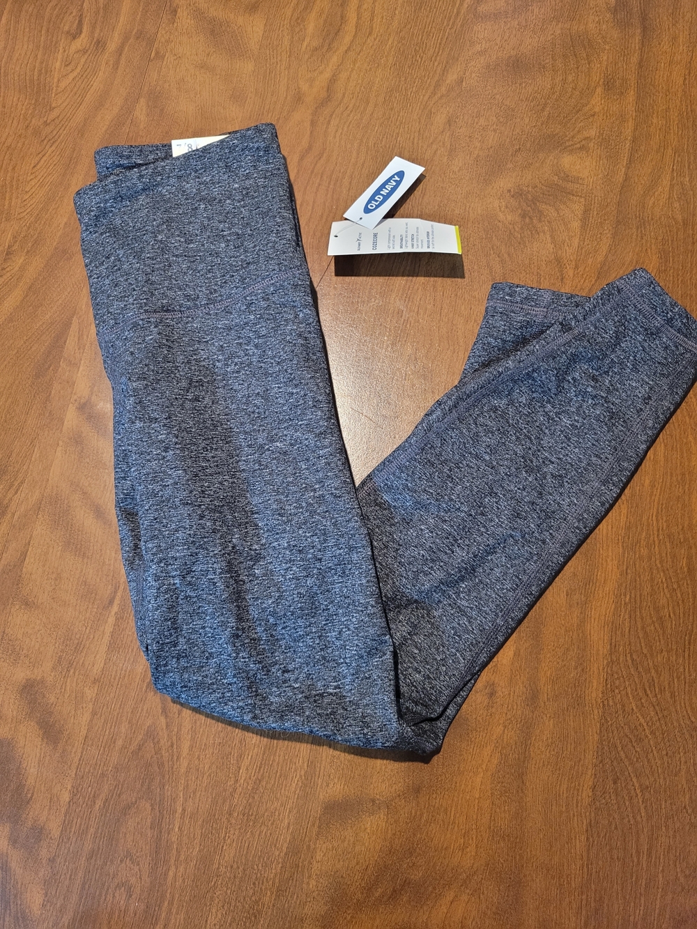 Old Navy Heathered Navy Leggings